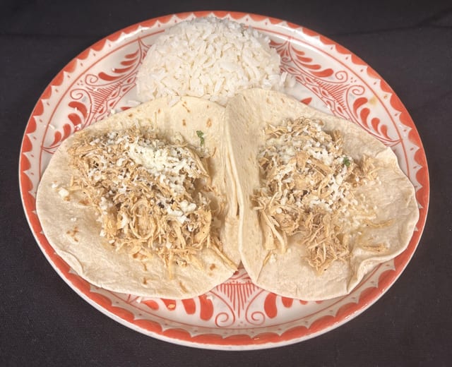 Kid Chicken Tacos.