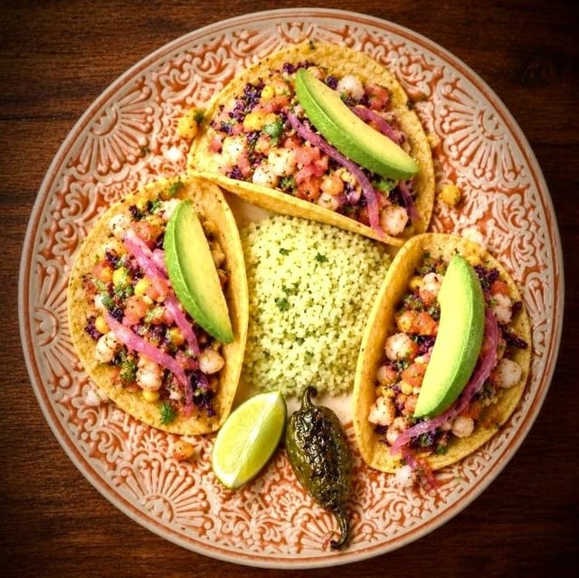 Veggie Tacos.