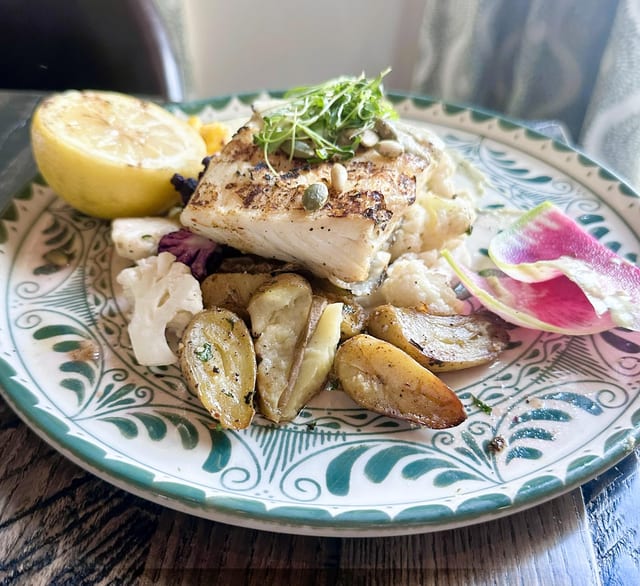 Halibut al Pipian.