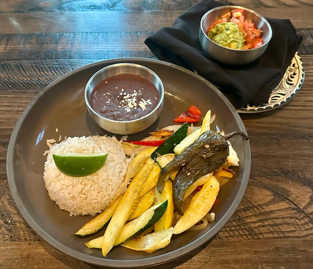 Veggie Fajitas.