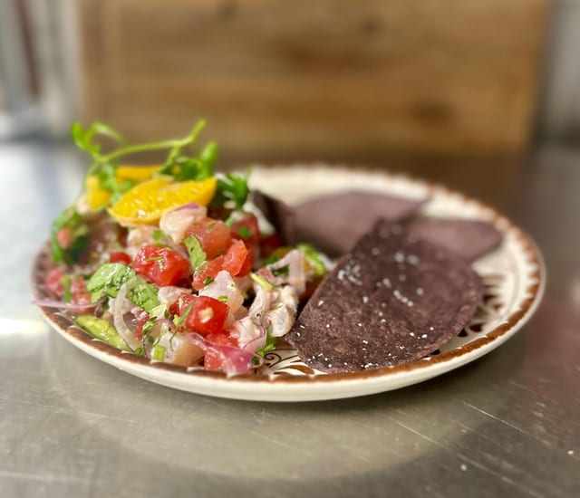 Ceviche de Huachinango.