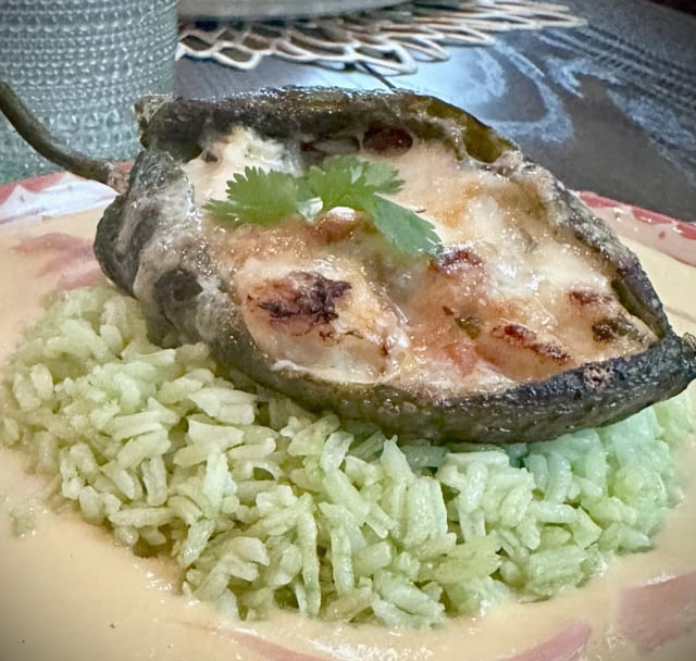 Chile Relleno de Jaiba.
