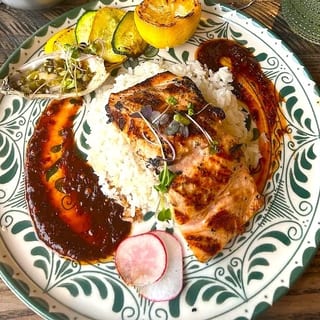 Salmon al Mezcal