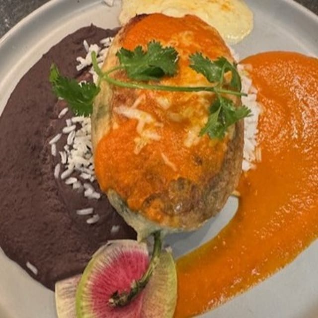 Veggie Chile Relleno de Queso.