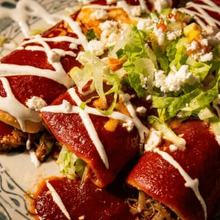 Enchiladas Roja Barbacoa